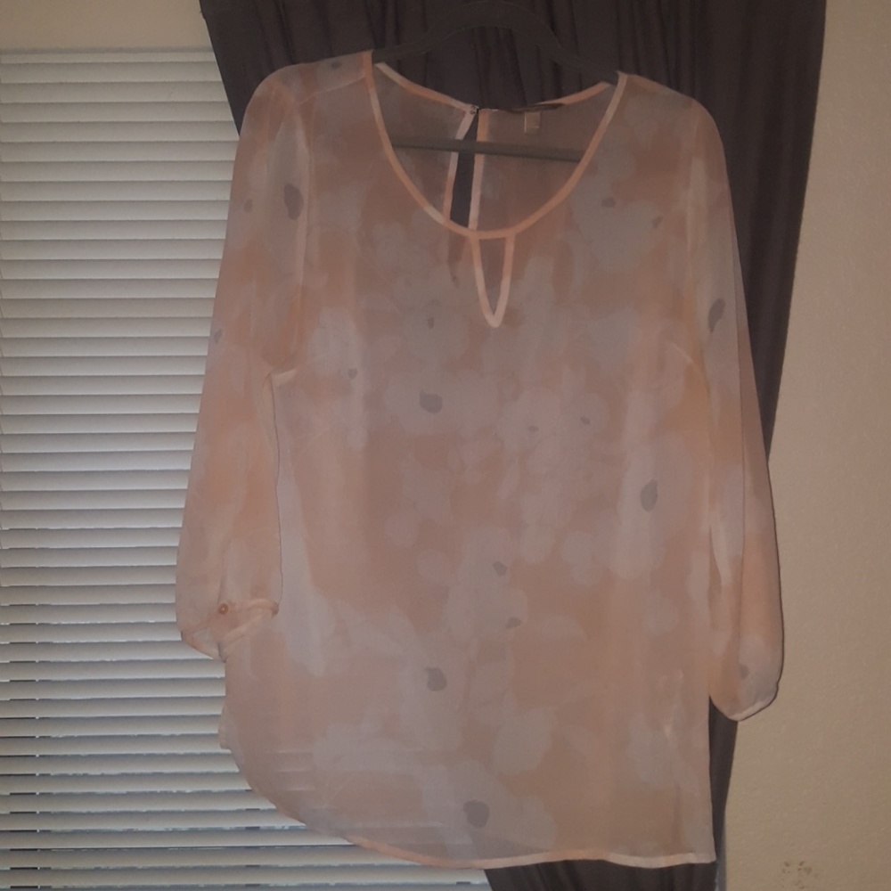 Pretty Pink and Gray Shirt